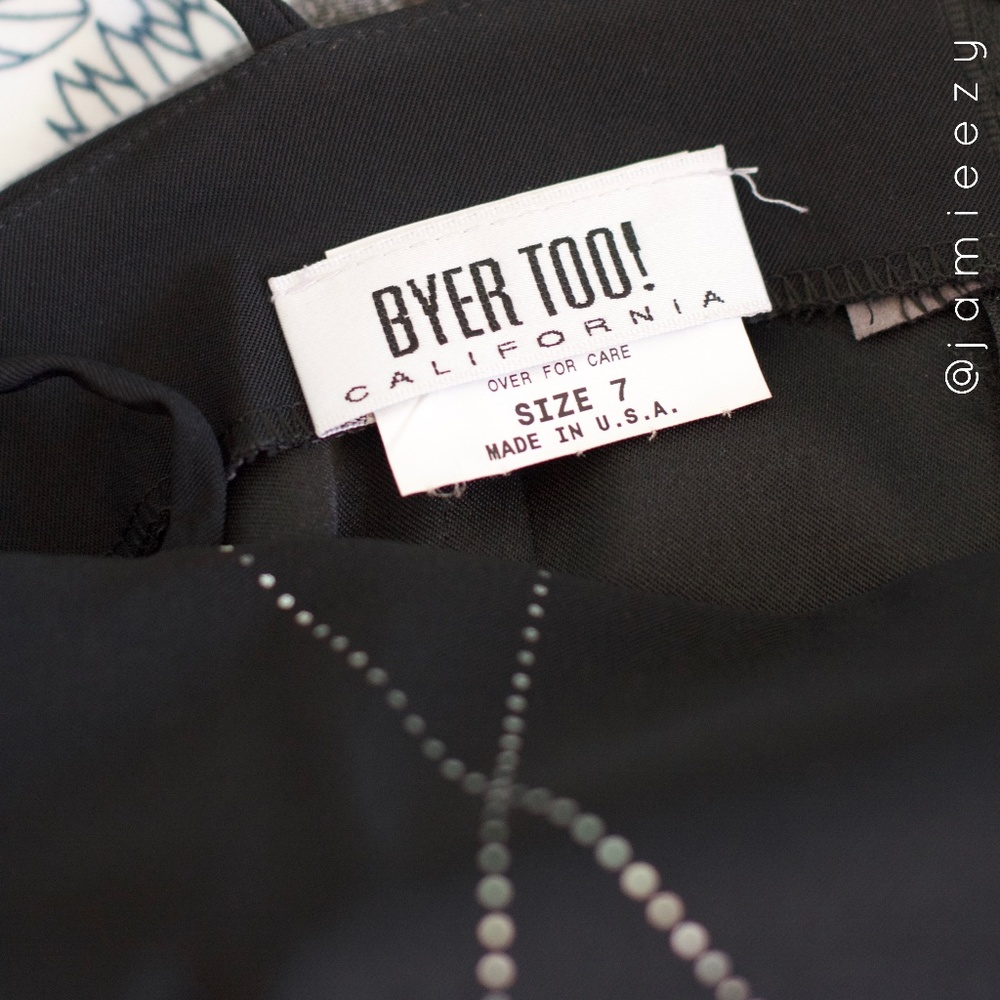 Byer Too! (90s) | Minimal Little Black Dress - Picture 6 of 6